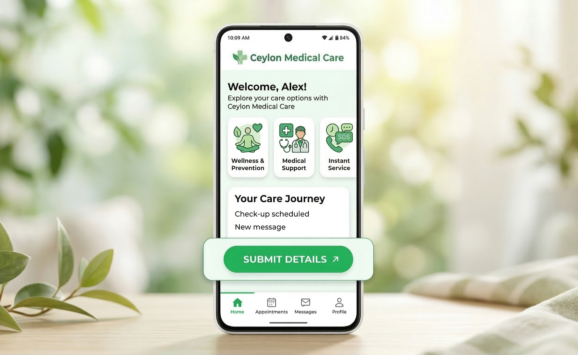 Ceylon Cares Mobile App